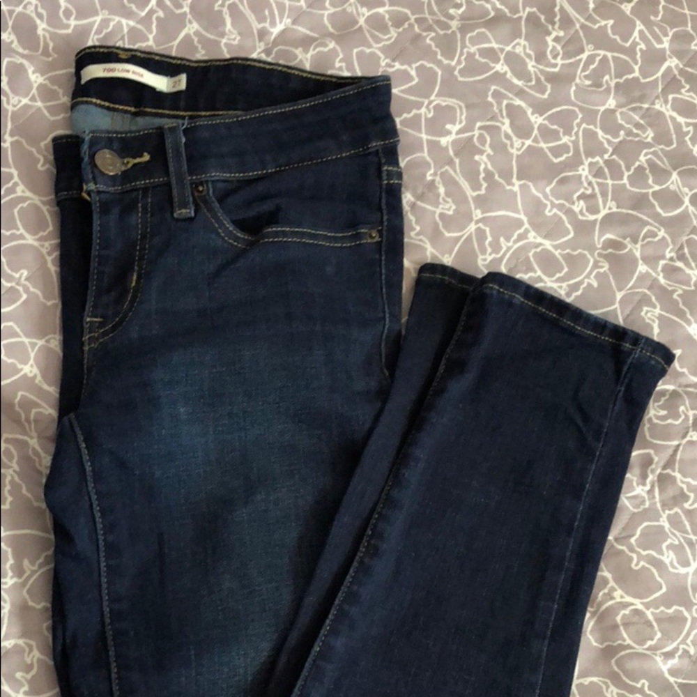 Levi’s BRAND New 700 low rise skinny jeans